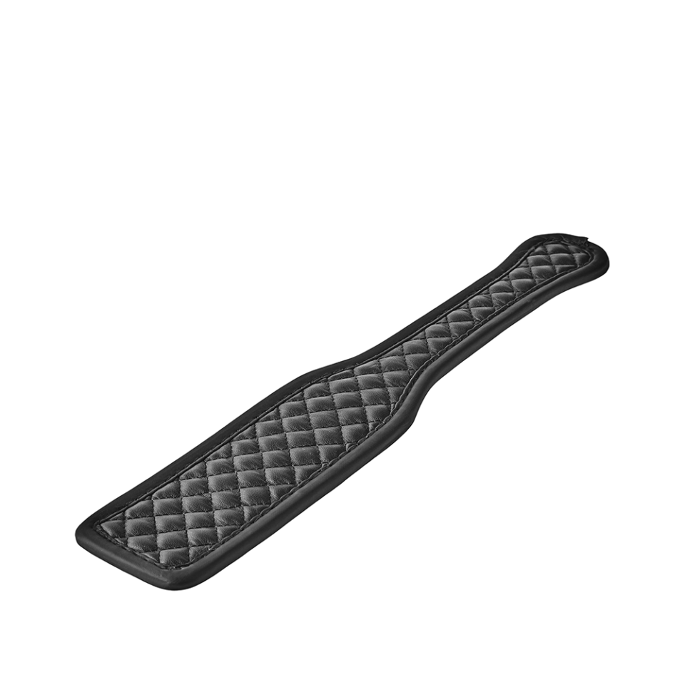 Blaze Paddle Diamond Black BDSM must lapats