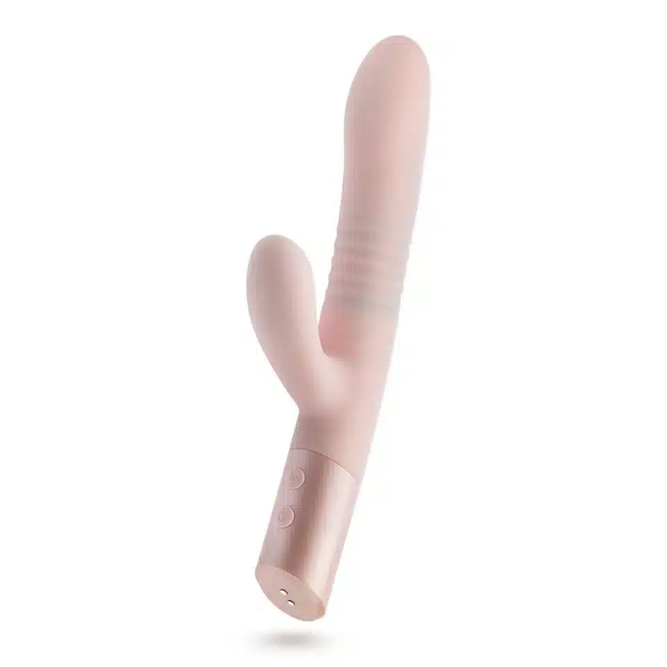 Blush Fraya Thrusting Rabbit Vibrator