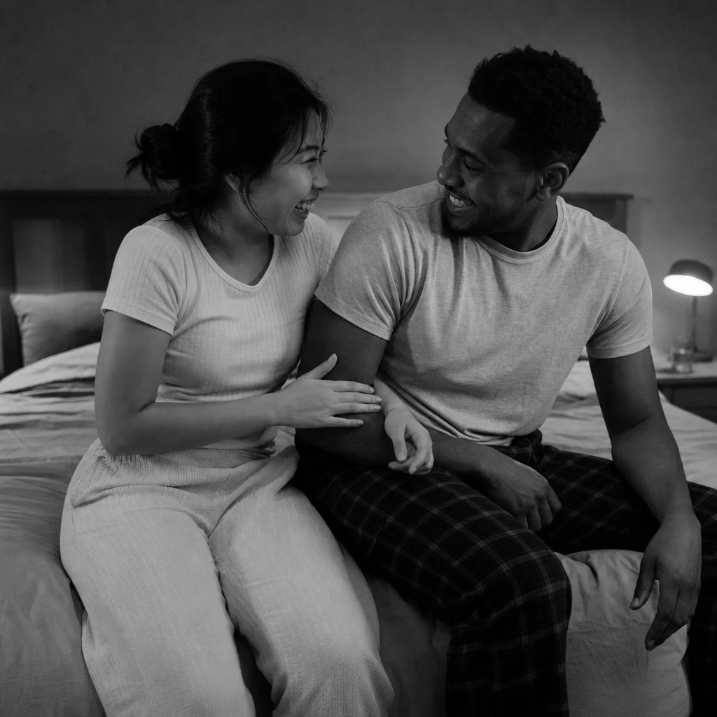 intimate playful connection