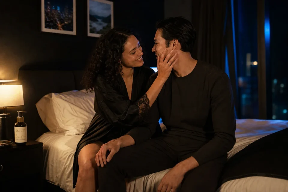 Couple with lubricant