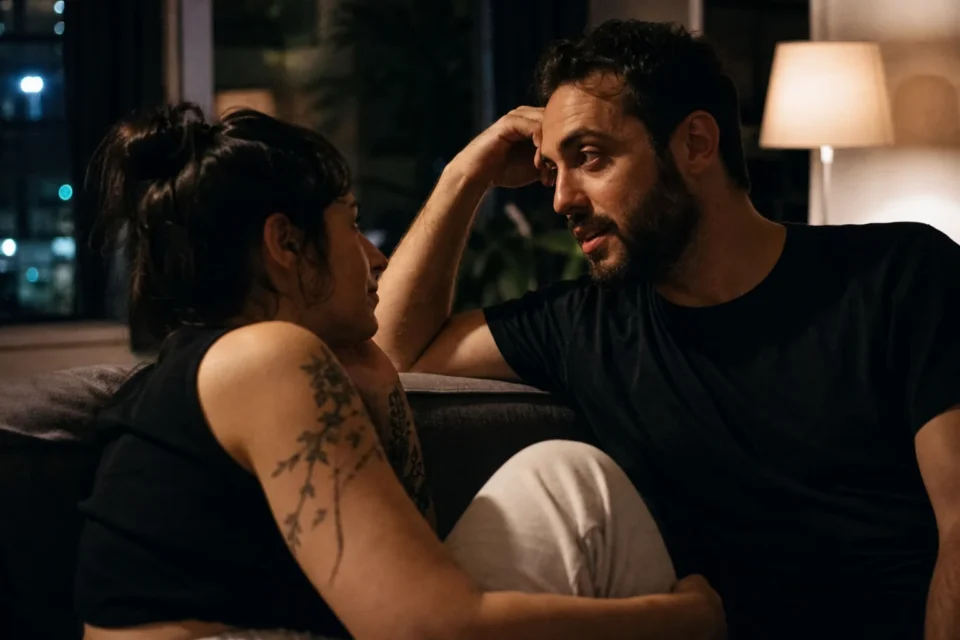 partners discussing boundaries