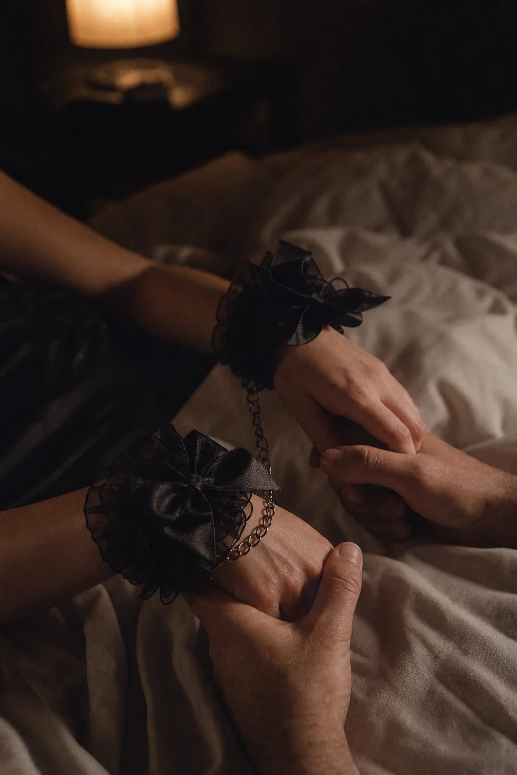 Soft restraint close-up
