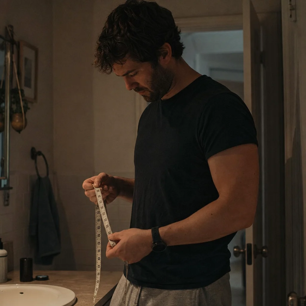 Measuring for condom fit