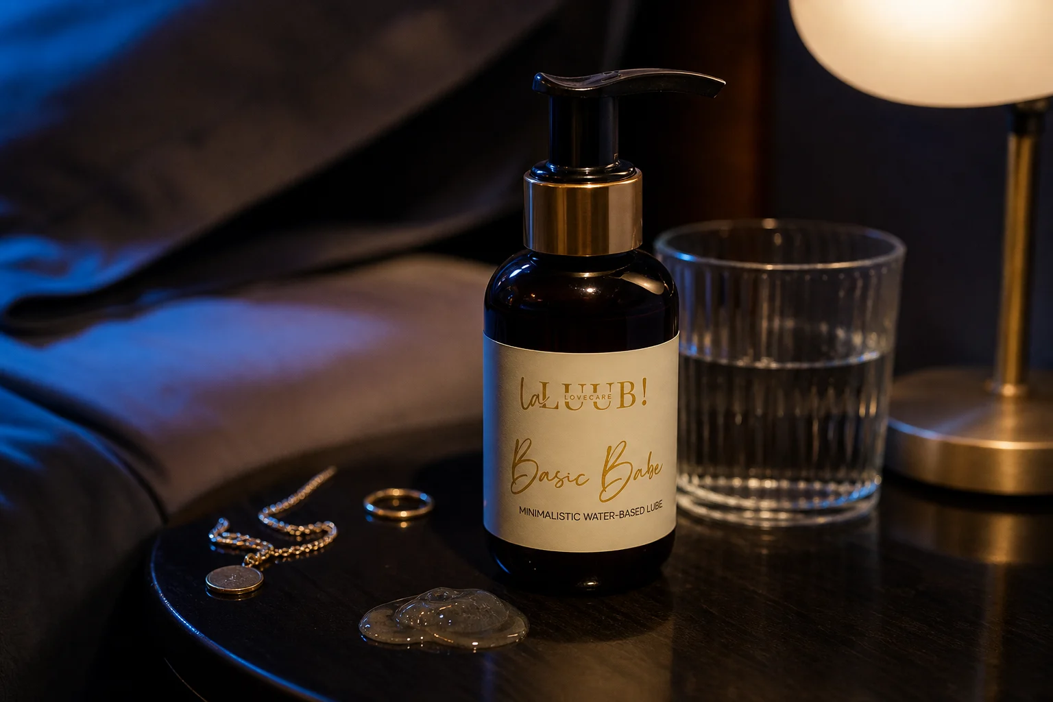 Premium lubricant close-up