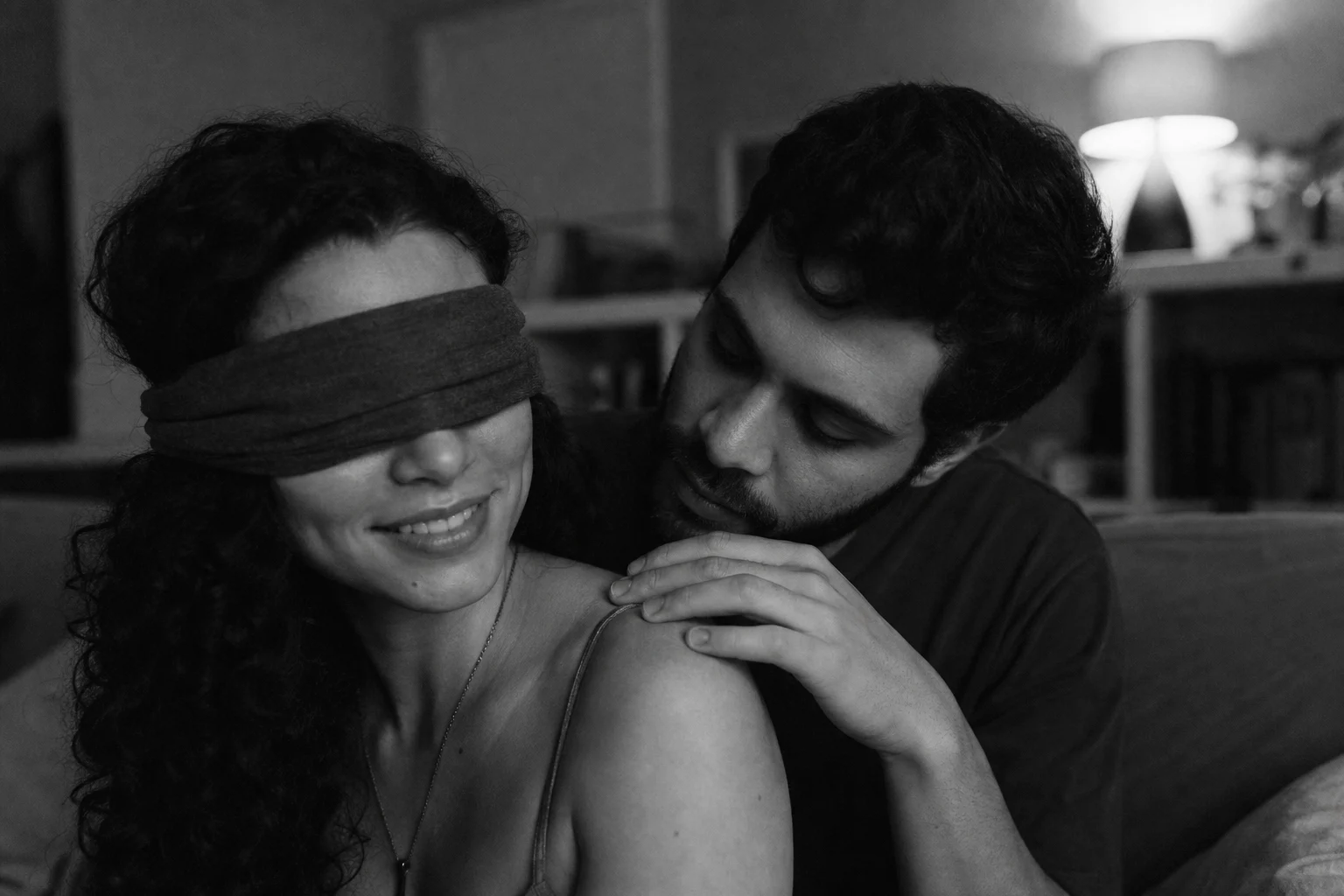 blindfolded touch anticipation