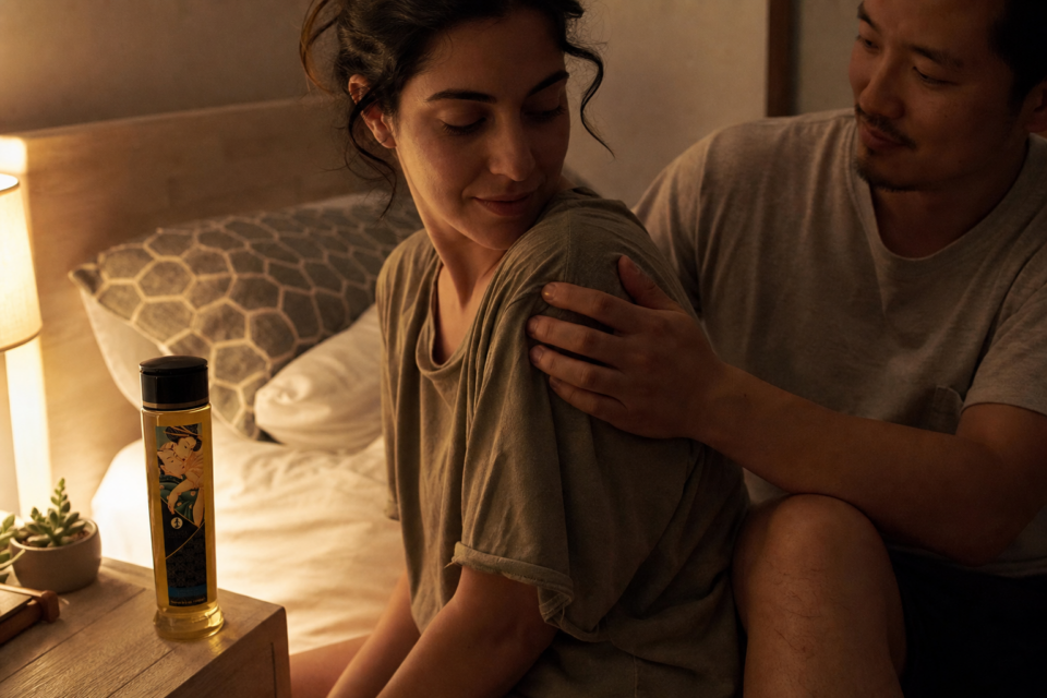 Intimate massage ritual