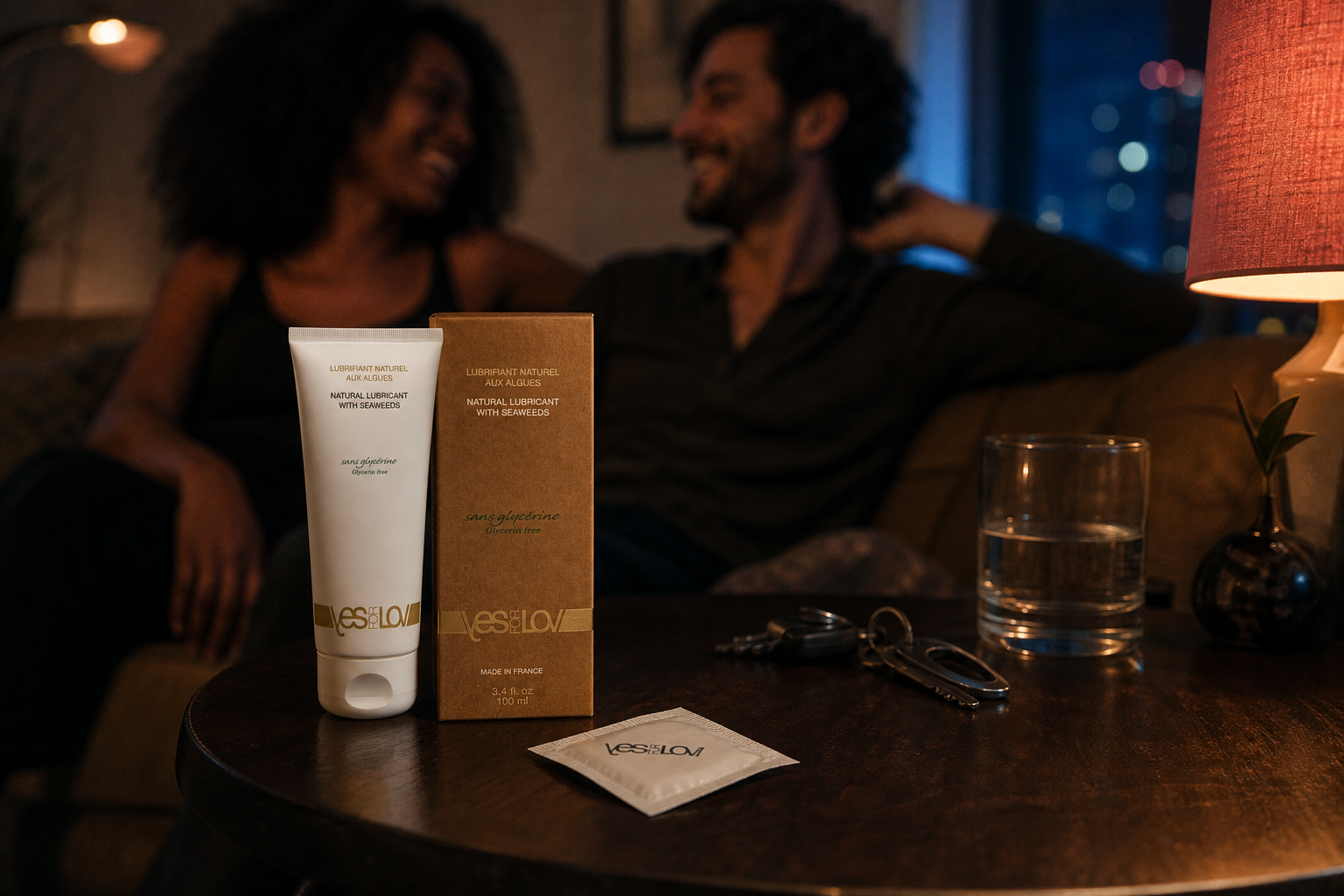 Condoms and lubricant