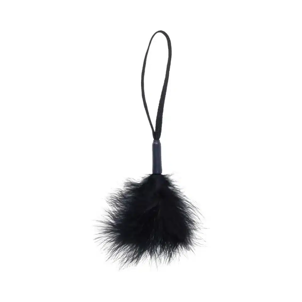 PEACHES 'N CREAME feather tickler with wrist strap